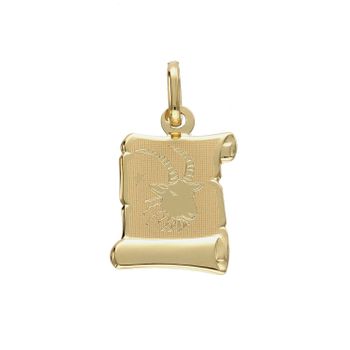 Złota zawieszka znak zodiaku Koziorożec ZA 5412.jpg